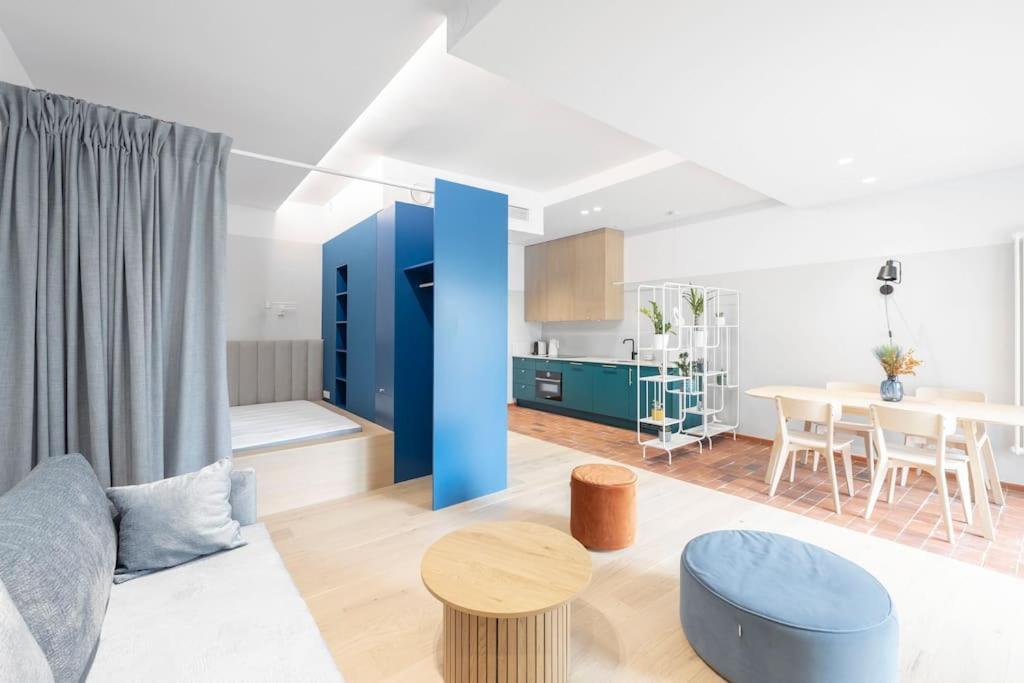 Apartament Blue City - Hanza Tower ชเตชชิน ภายนอก รูปภาพ