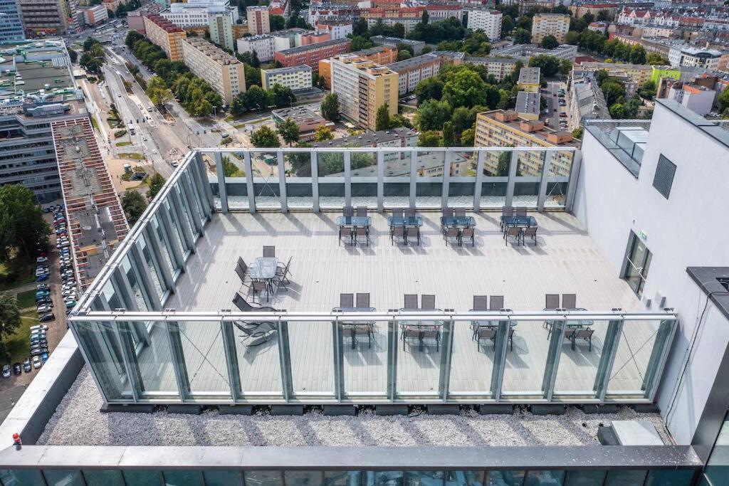 Apartament Blue City - Hanza Tower ชเตชชิน ภายนอก รูปภาพ